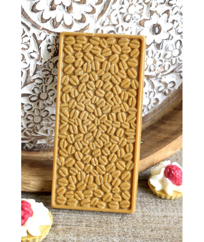 Fondant tablette de cire de soja parfumé au caramel