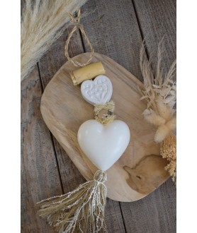 TRESSE PARFUMÉE COEUR BOMBÉ...