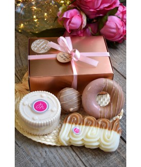 Coffret gourmandise rosegold