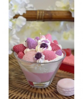 BOUGIE coupe de Fraises