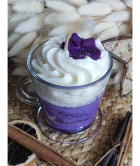 Bougie Tasse Violette
