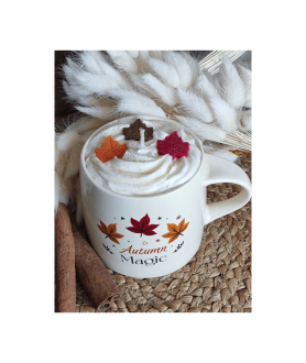 Bougie feuille d'Automne