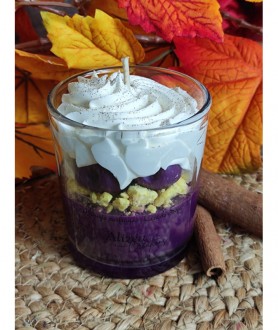 Bougie gourmande Mûre Myrtille