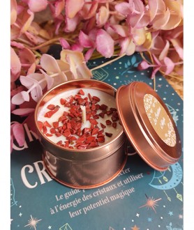 Bougie lithothérapie Jaspe...