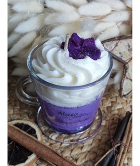 Bougie Tasse Violette