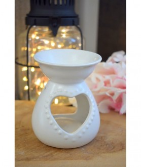 Brule parfum coeur blanc
