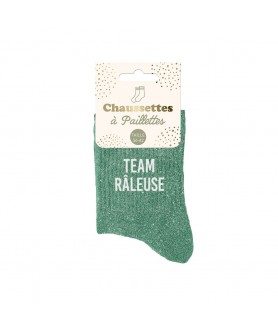Chaussettes paillettes team...