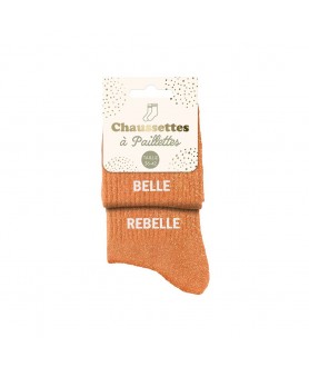 Chaussettes paillettes duo...
