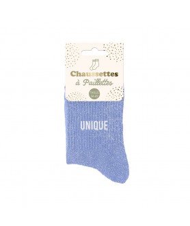 Chaussettes paillettes unique