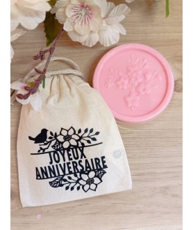 Pochon anniversaire + savon...