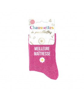 CHAUSSETTE A PAILLETTES...